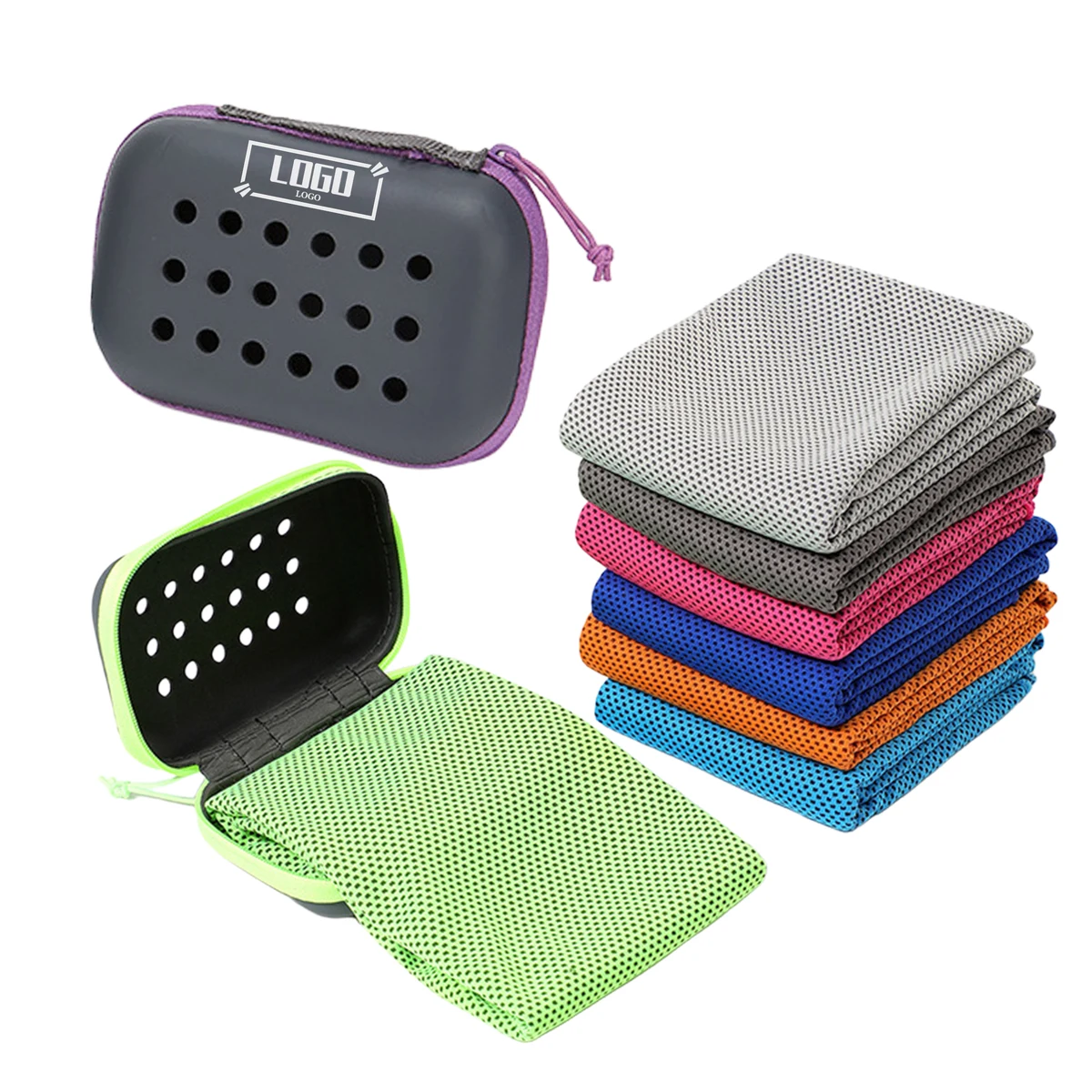 Microfiber Ice Cooling Towel For Sports Gym Yoga Outdoor 1