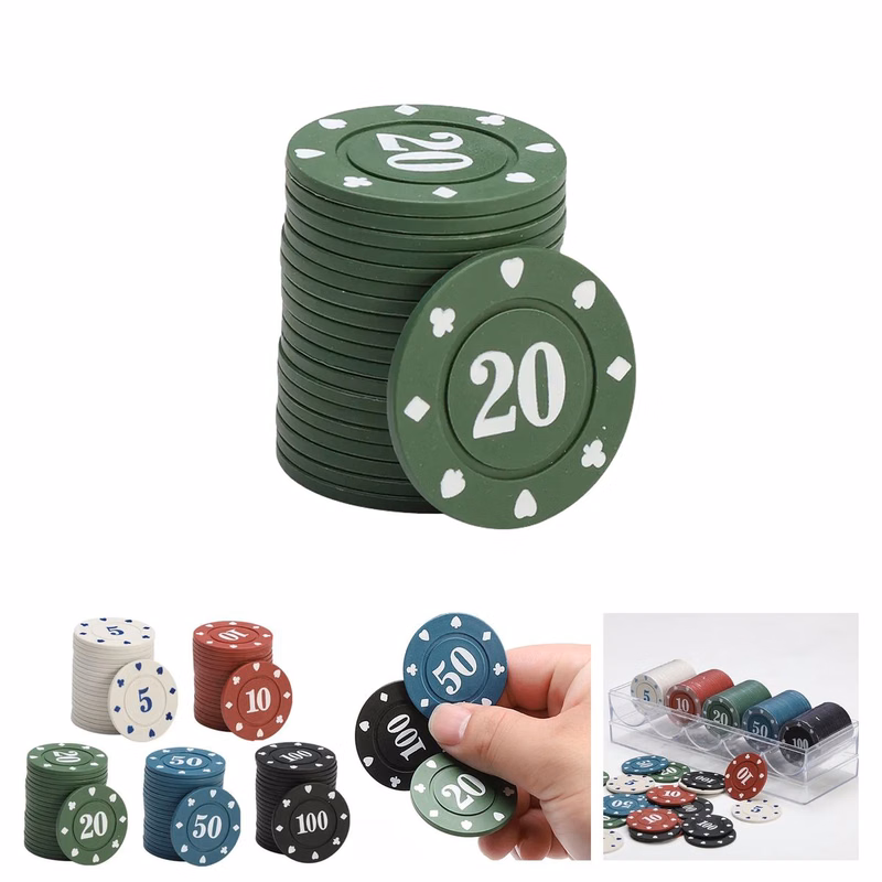 ABS Poker Chips with Iron Insert Core