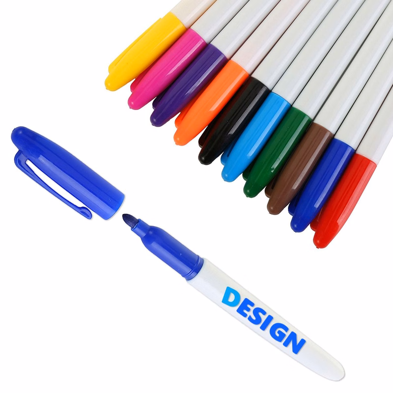 10 Color Oil Based Permanent Markers
