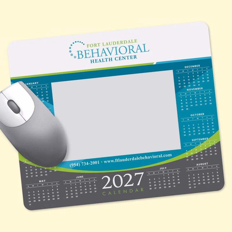 Frame-It Flex Heavy Duty 8"x9.5"x3/16" Calendar Mouse Pad
