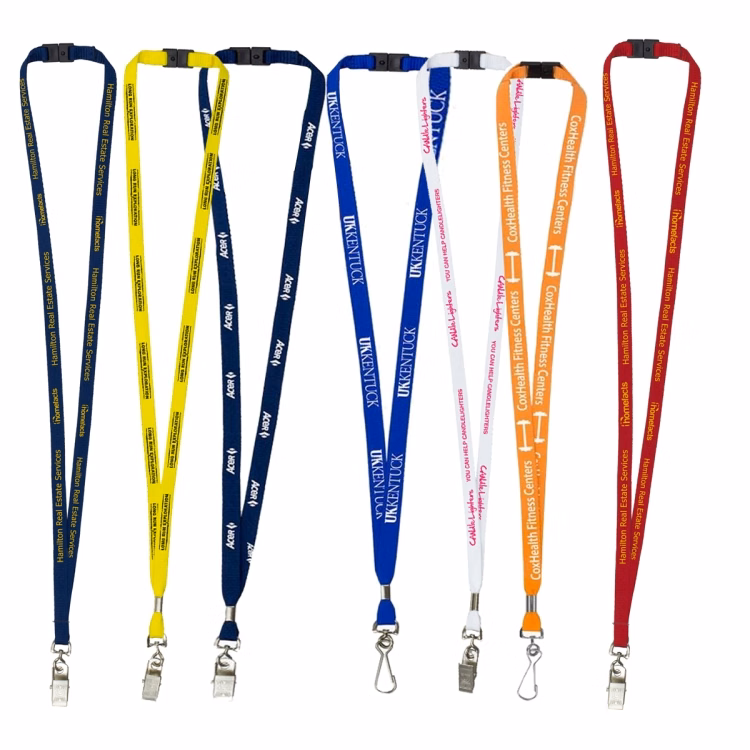 "LASALLE" 3/8" Import Air Ship Silkscreen Lanyard