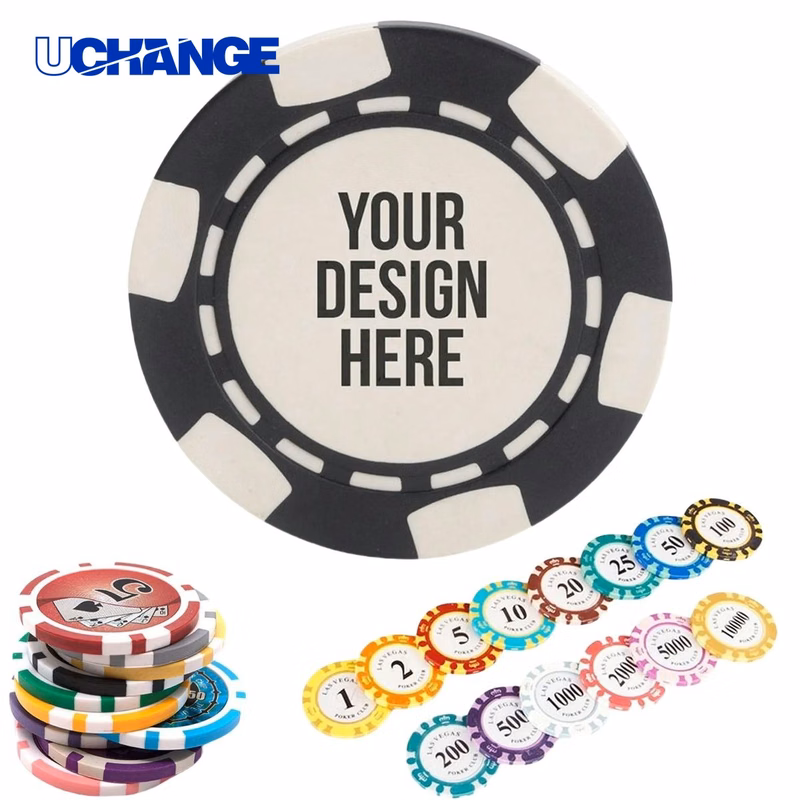 Custom Logo Plastic Poker Chip Set