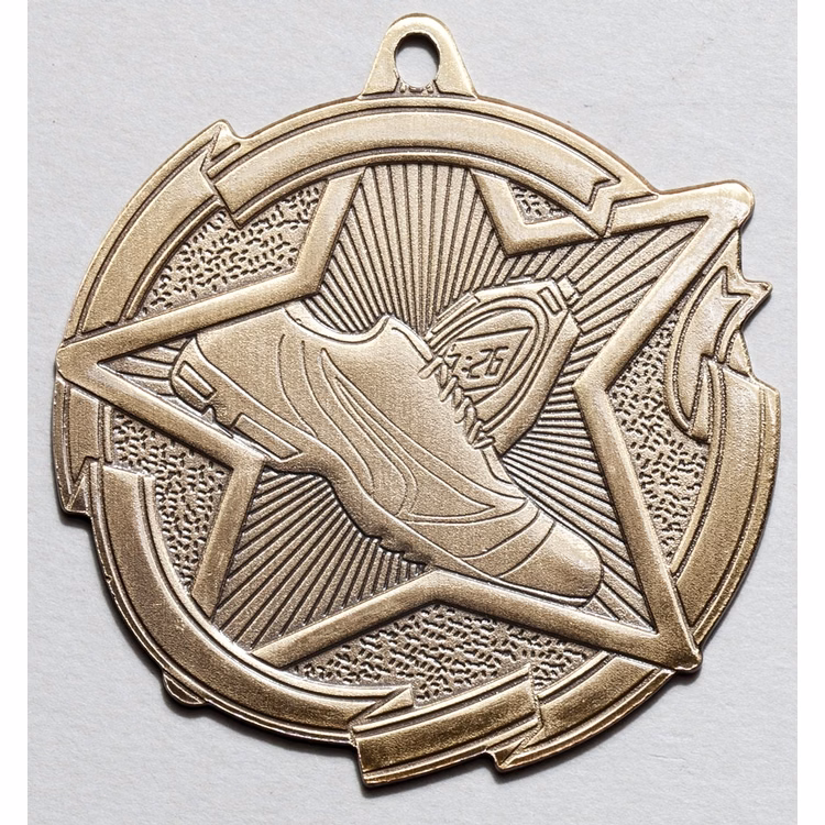 Track Star Medal 2-3/8"