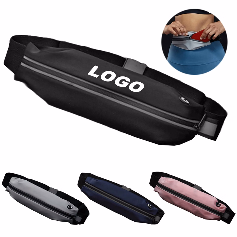 Outdoor Waterproof Sports Fanny Pack With Headphone Jack