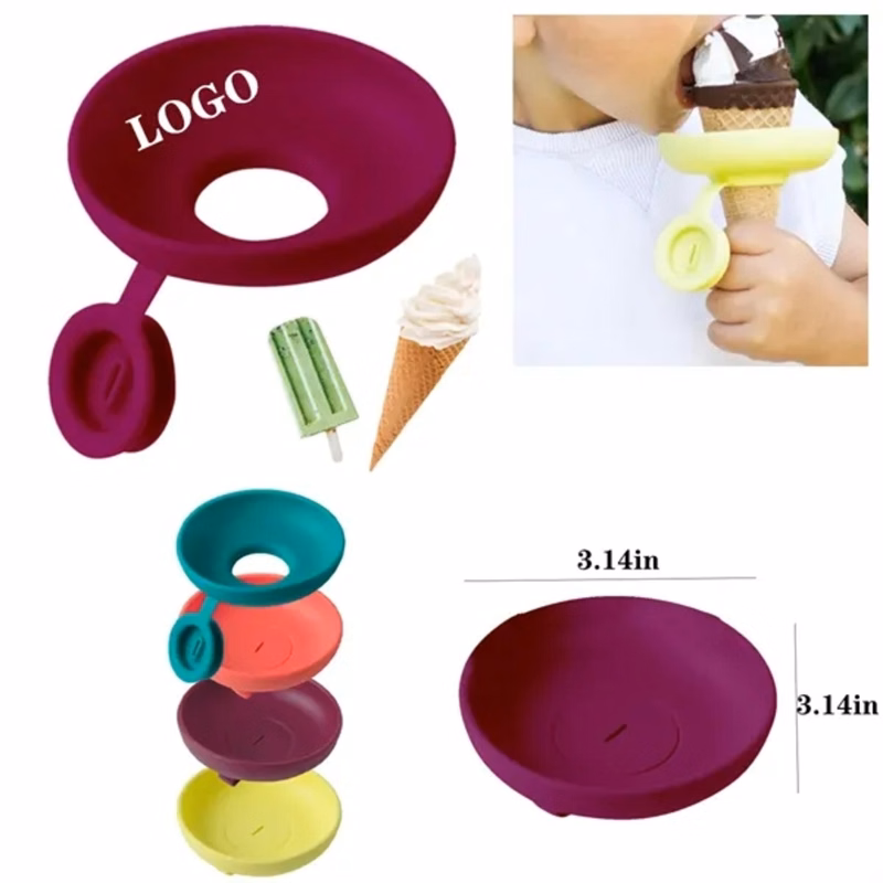 Leak-proof ice cream stand