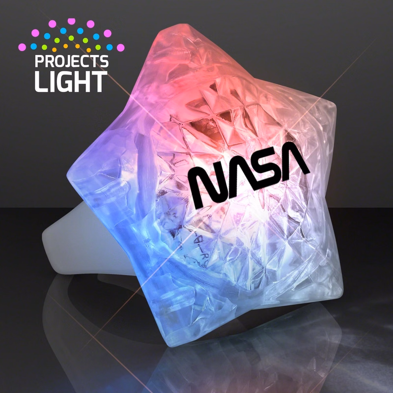 Light Up Crystal Star LED Ring
