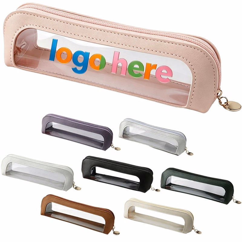 Transparent PVC Window Beauty Organizer Pouch