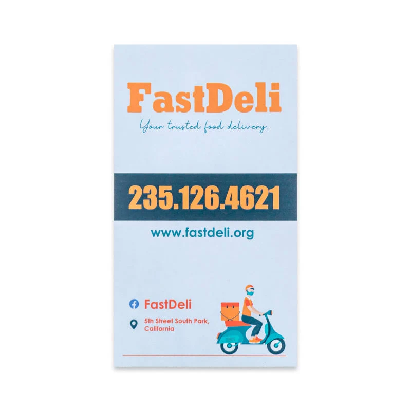 3.5"x2" Business Card Magnets - Square Corner 1