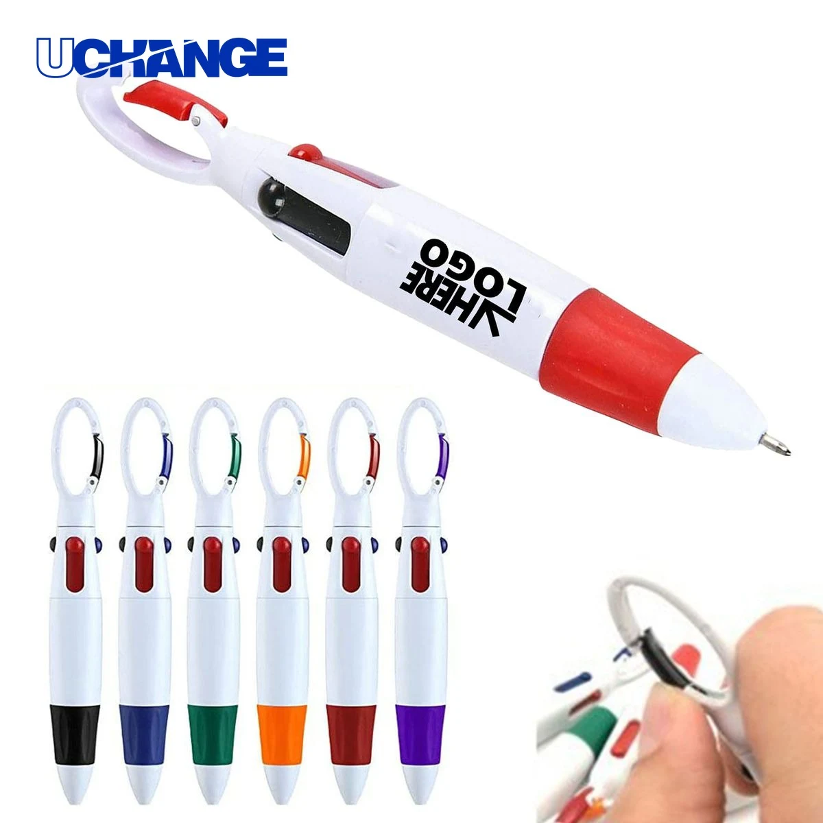 Color 4 Rocket Pen Ballpoint, custom pen with logo imprint 1