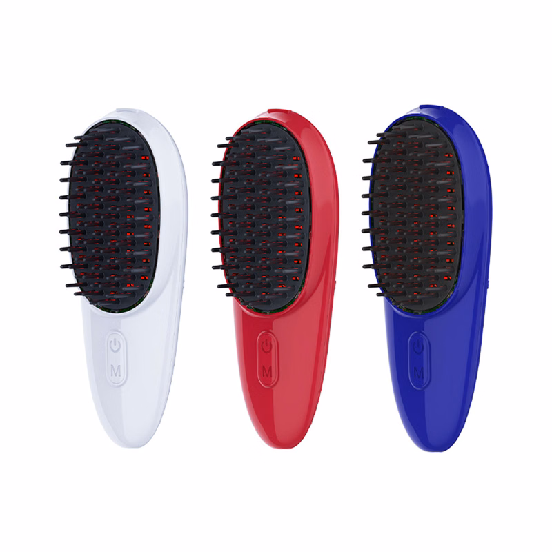 Mini Cordless Hair Straightener Brush
