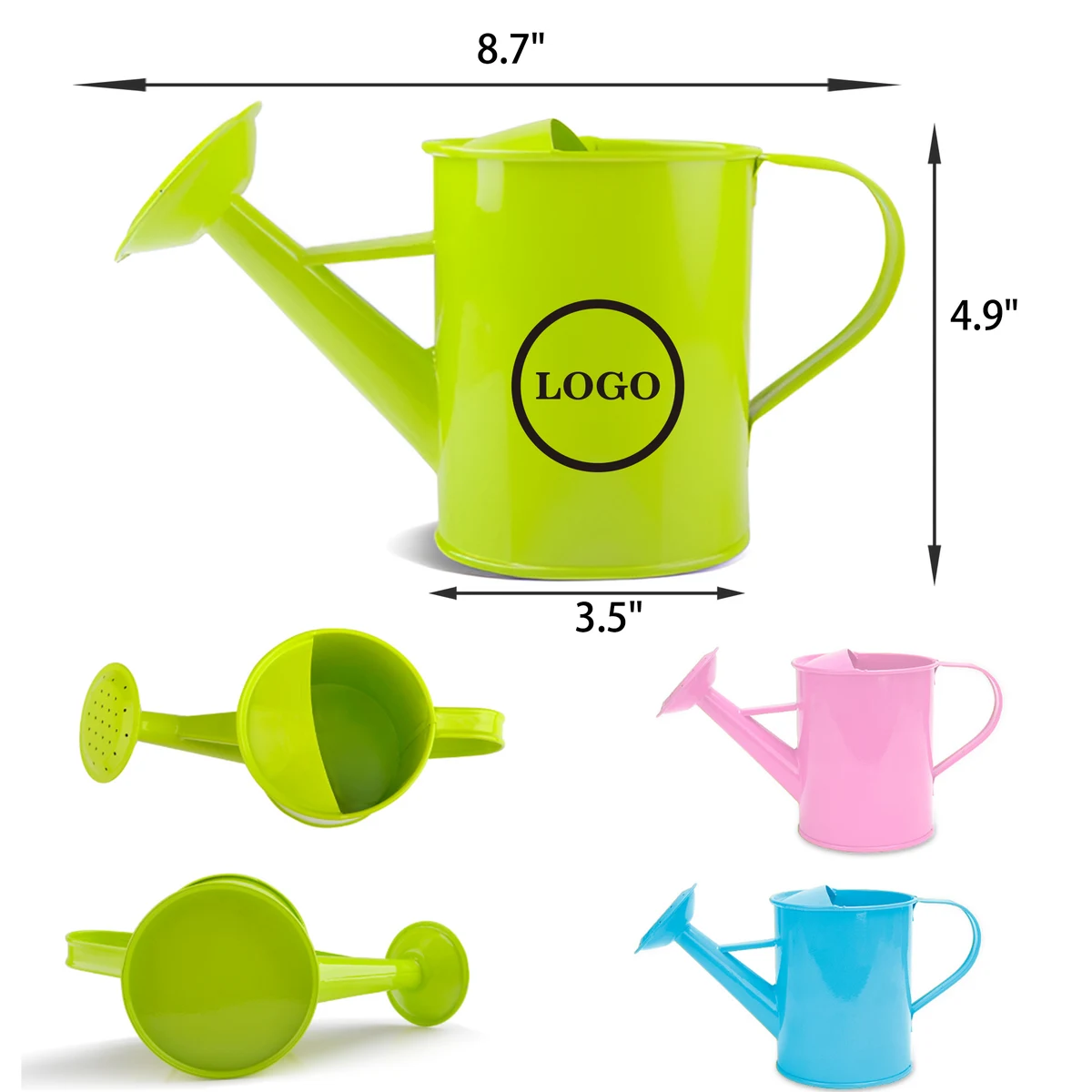 MOQ 50 PCS Sturdy 20oz Gardening Iron Watering Can 1