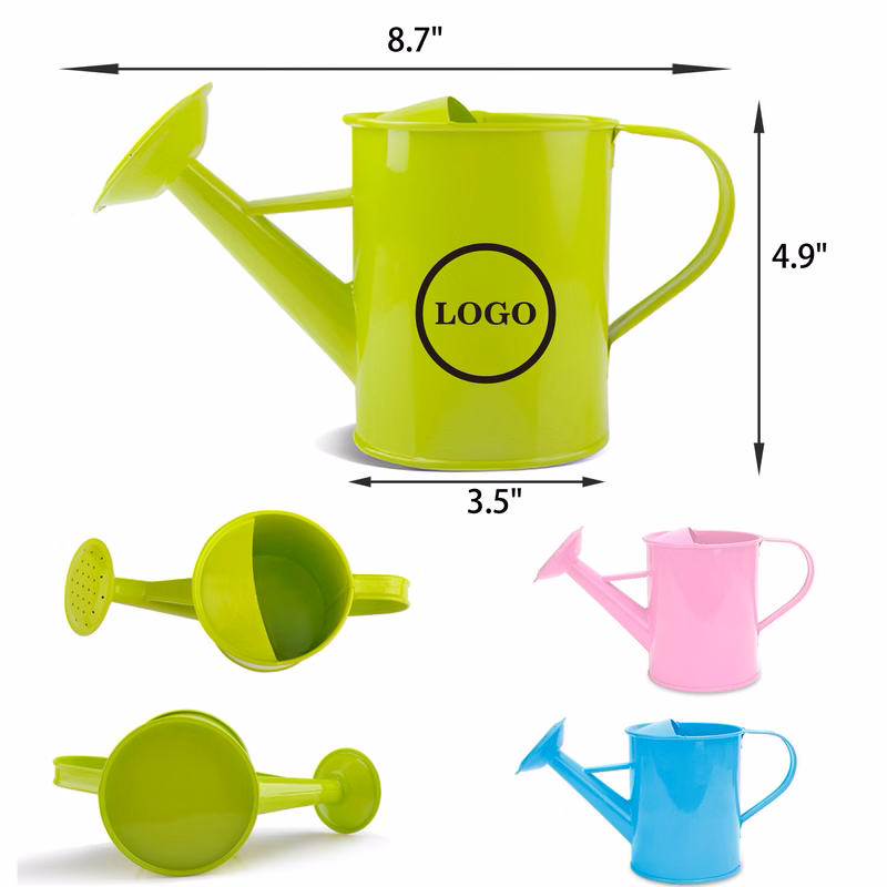 MOQ 50 PCS Sturdy 20oz Gardening Iron Watering Can