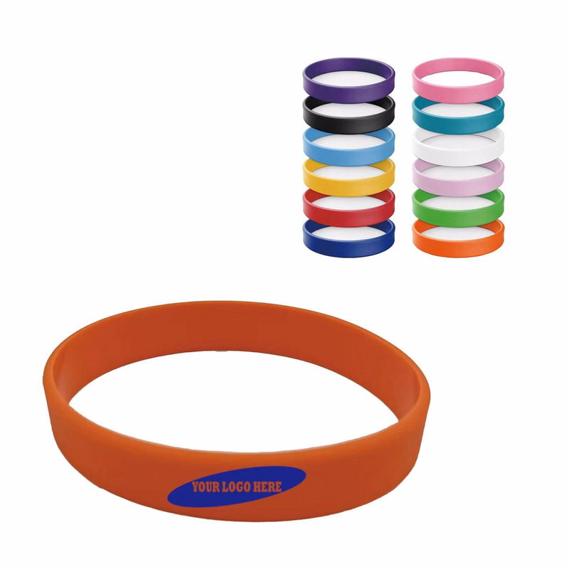 Plain Surface Silicone Wristband