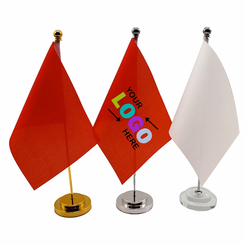 Soccer Game Themed Custom Desk Flag