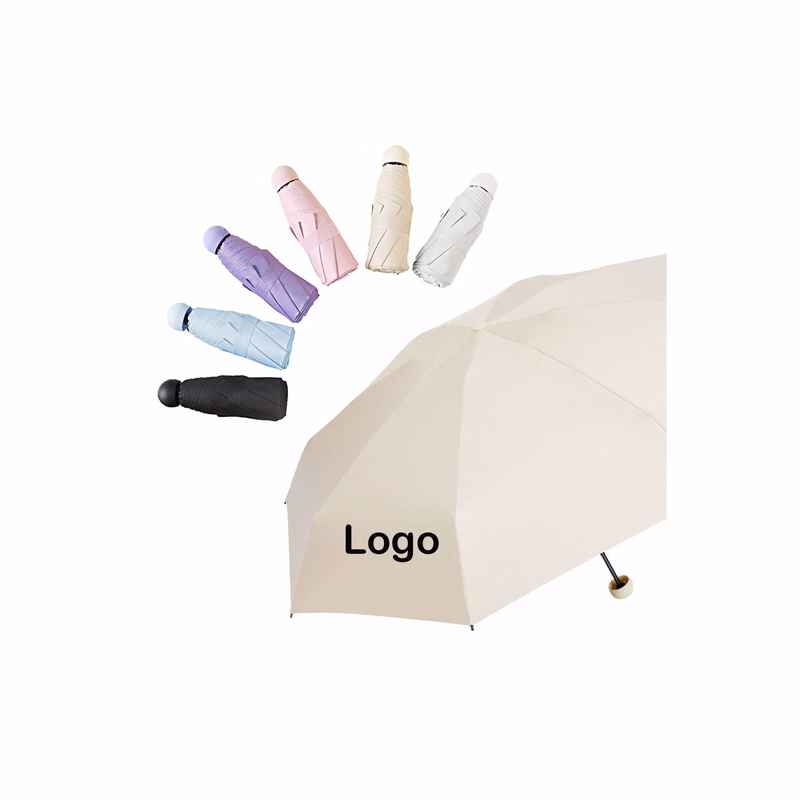 Potable Capsule Sun-Rain Umbrella