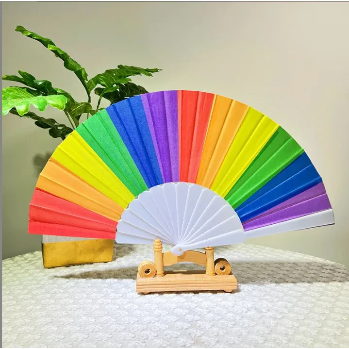 Rainbow Fabric LGBT Fans 1