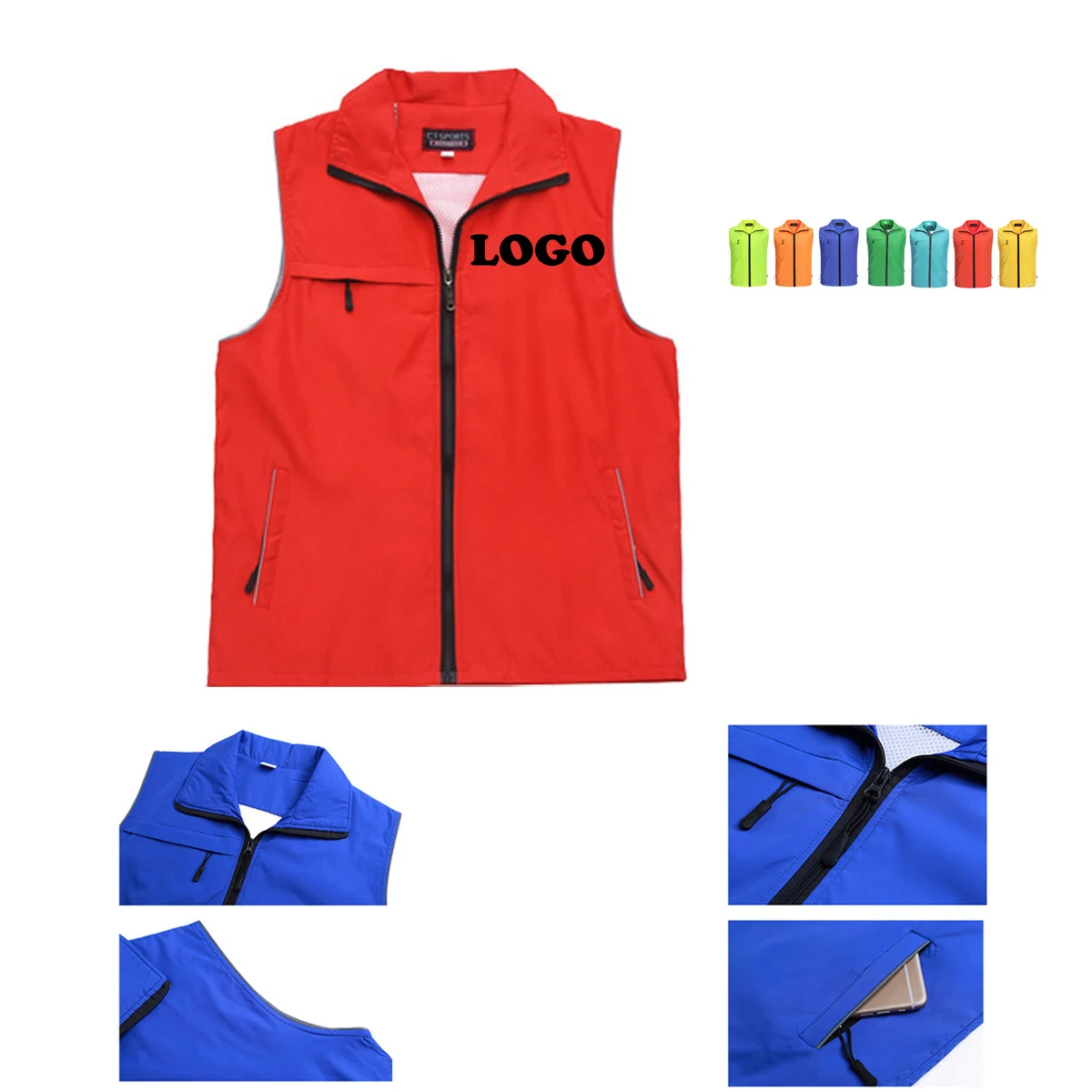 MOQ 5 pcs Reflective Vest 1