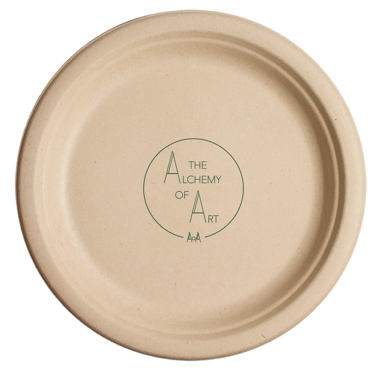 10" Round Eco-Friendly Paper Plate 1