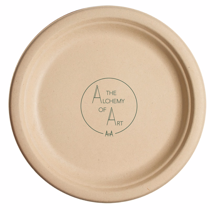 10" Round Eco-Friendly Paper Plate