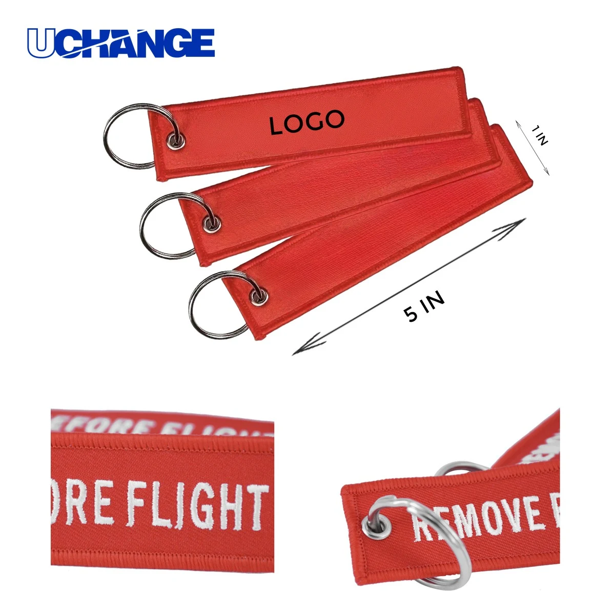 Stylish Woven Strip Keychain 1