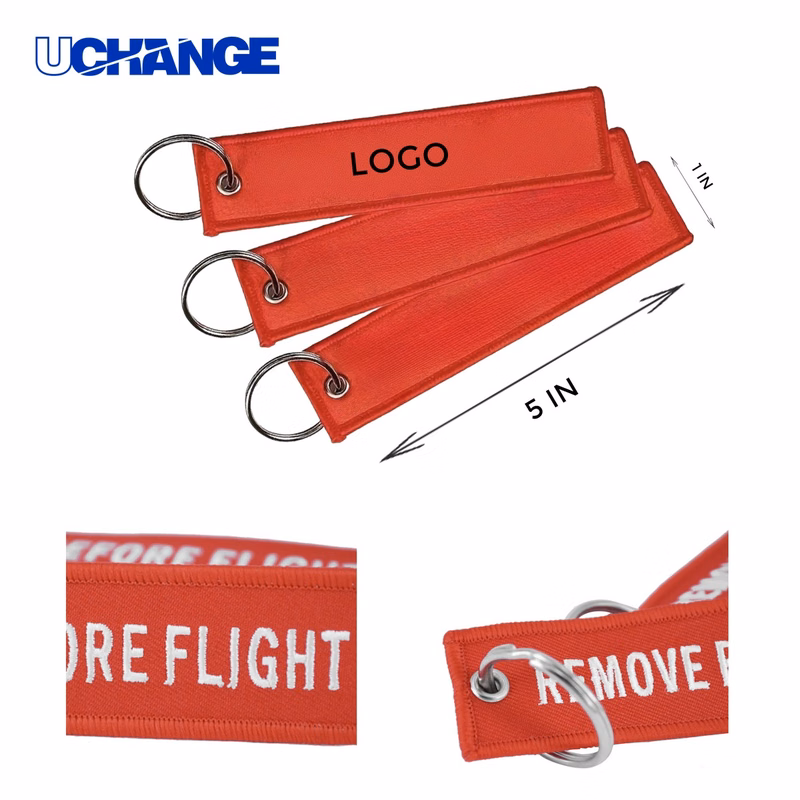 Stylish Woven Strip Keychain