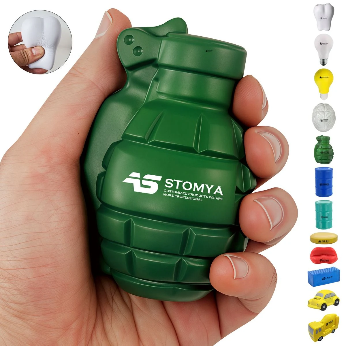Custom PU Slow Rebound Stress Relief Squeeze Toy 1