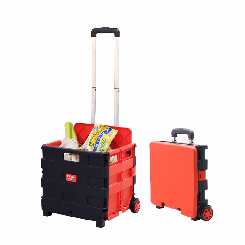 PP Foldable Shopping Cart With Handle