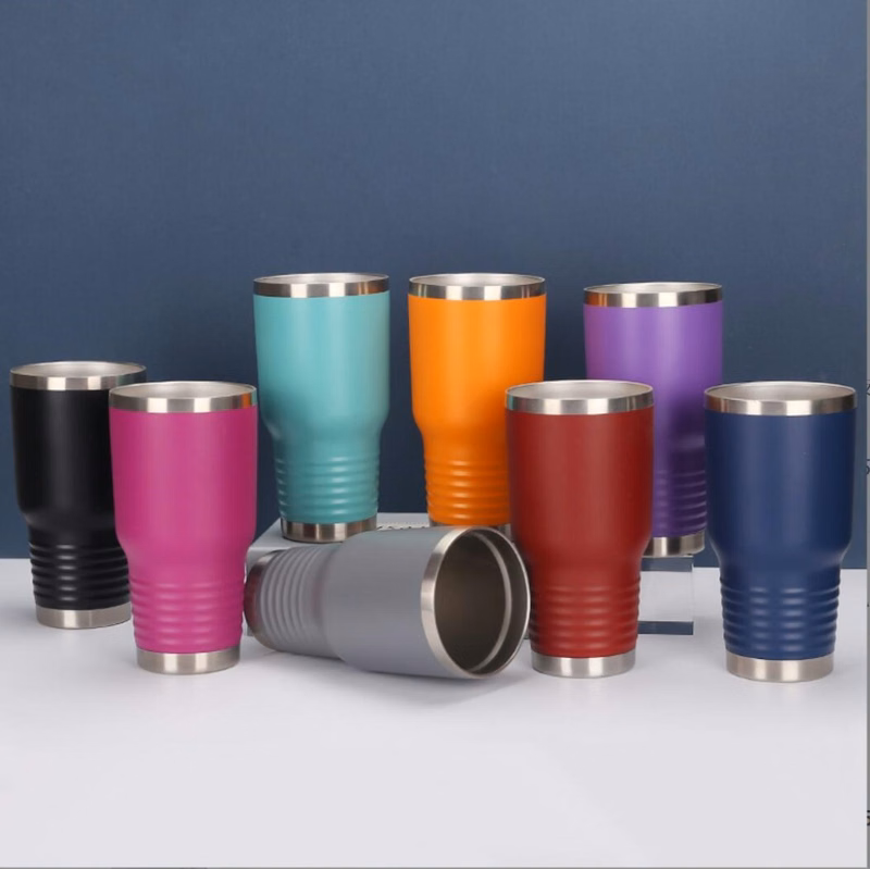 20 Oz. Polar Camel Ringneck Vacuum Insulated Tumbler w/ Lid