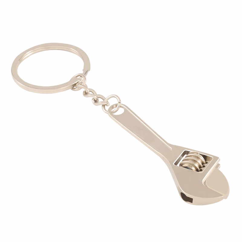 3D Wrench Shaped Key Chain