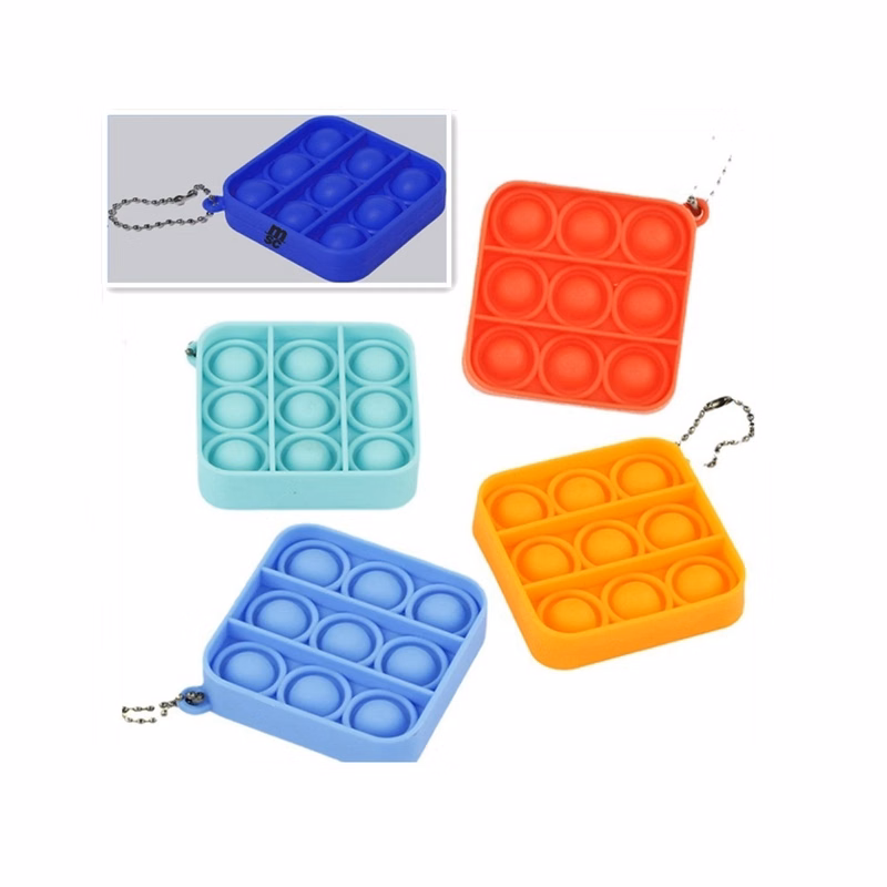Square Fidget Toy Keychain