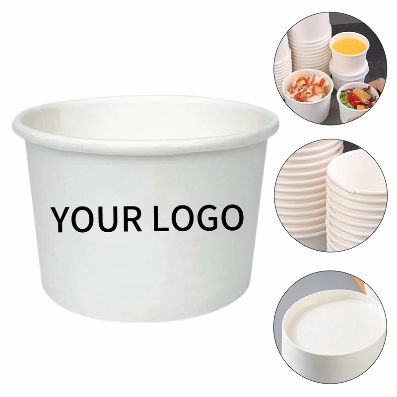 Sturdy 4oz Paper Cup for Ice Cream or Desserts