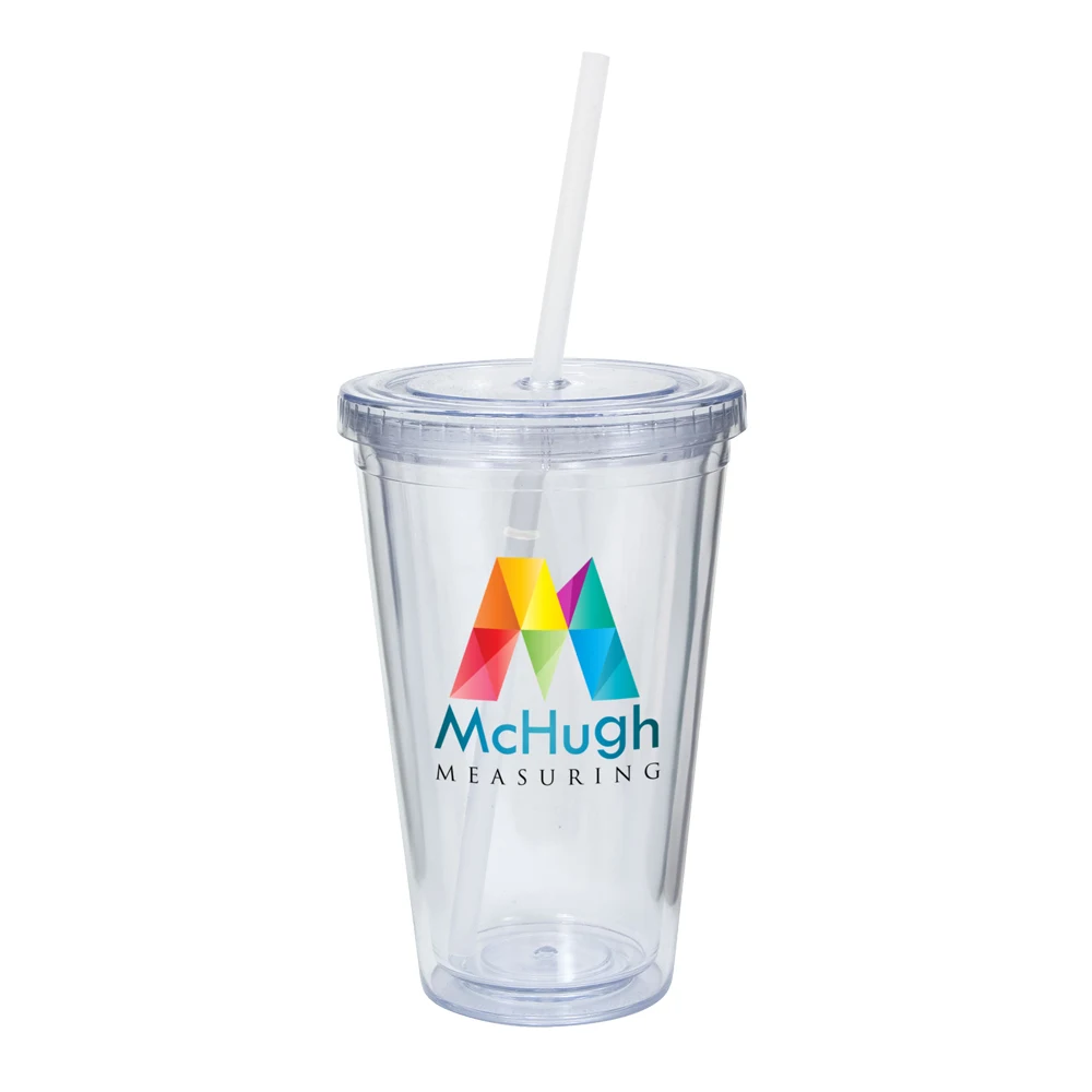 16 Oz. Slide Acrylic Tumbler w/Transparent Insert 1