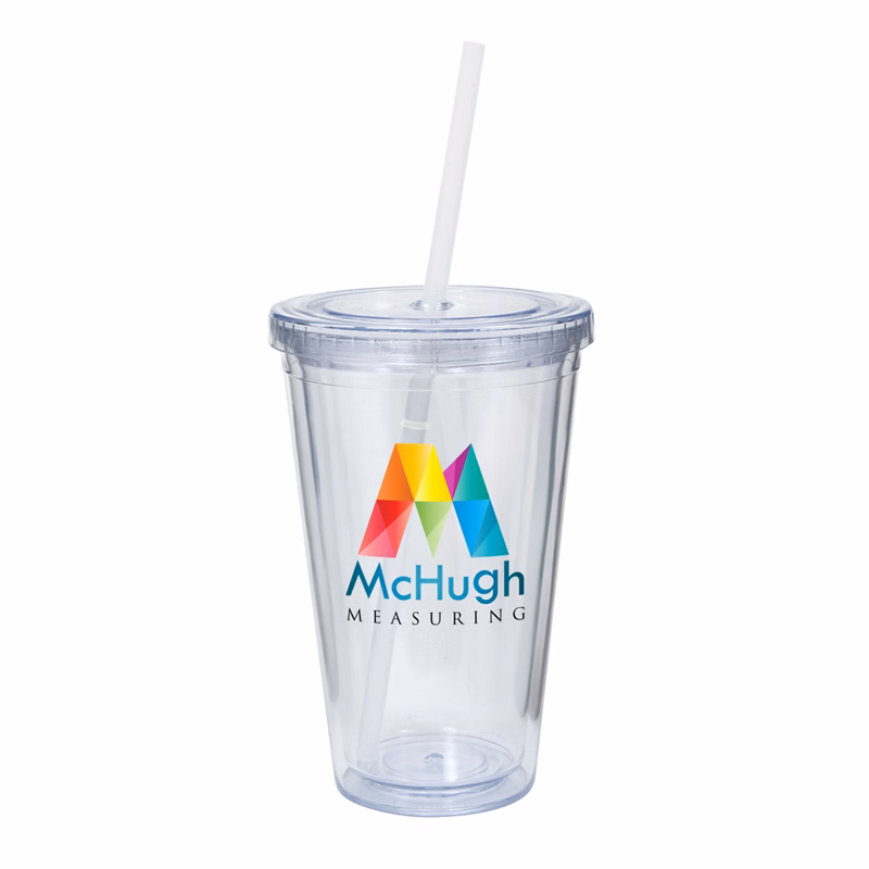 16 Oz. Slide Acrylic Tumbler w/Transparent Insert