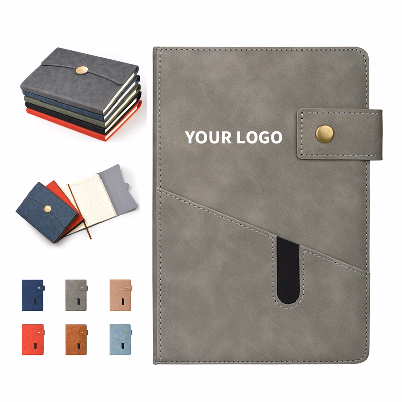 Premium Cover Notebook With Front Pocket A5 8.4" x 5.9"