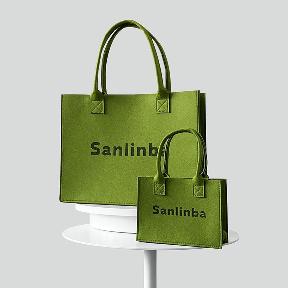 Felt Laptop Tote Bag 1