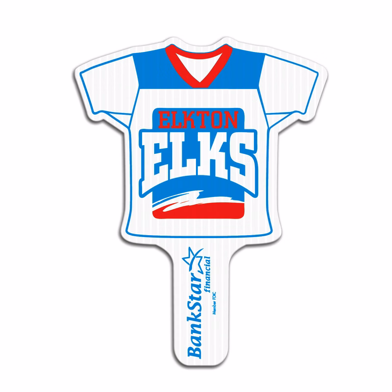 Football Jersey Hand Fan, Screen Printed