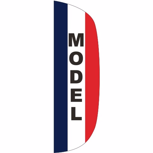 "MODEL" 3' x 10' Message Flutter Flag