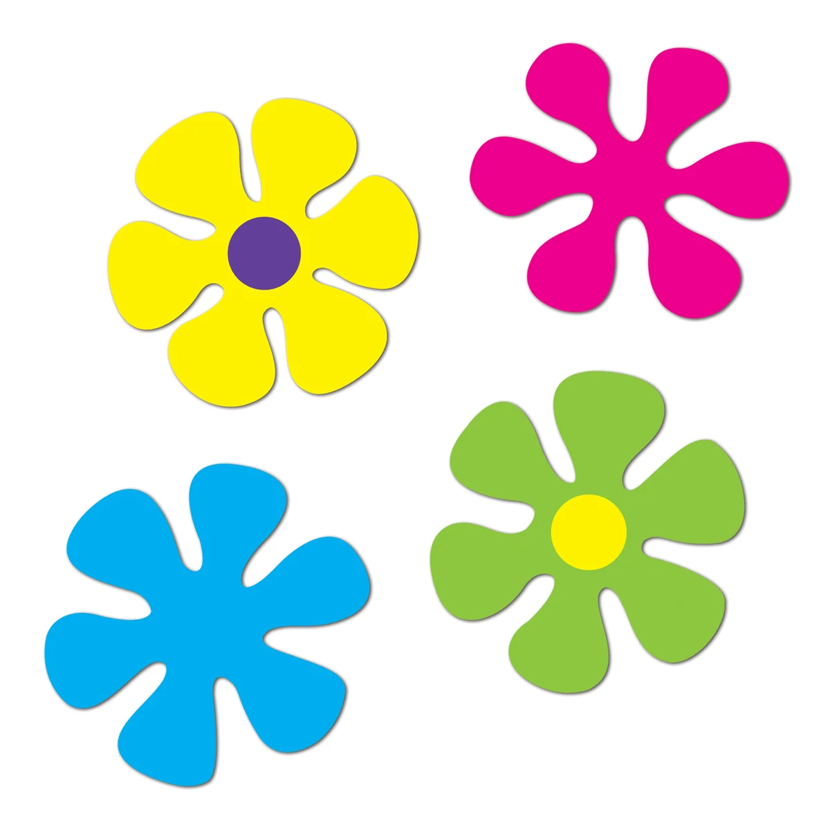 Retro Flower Cutouts 1