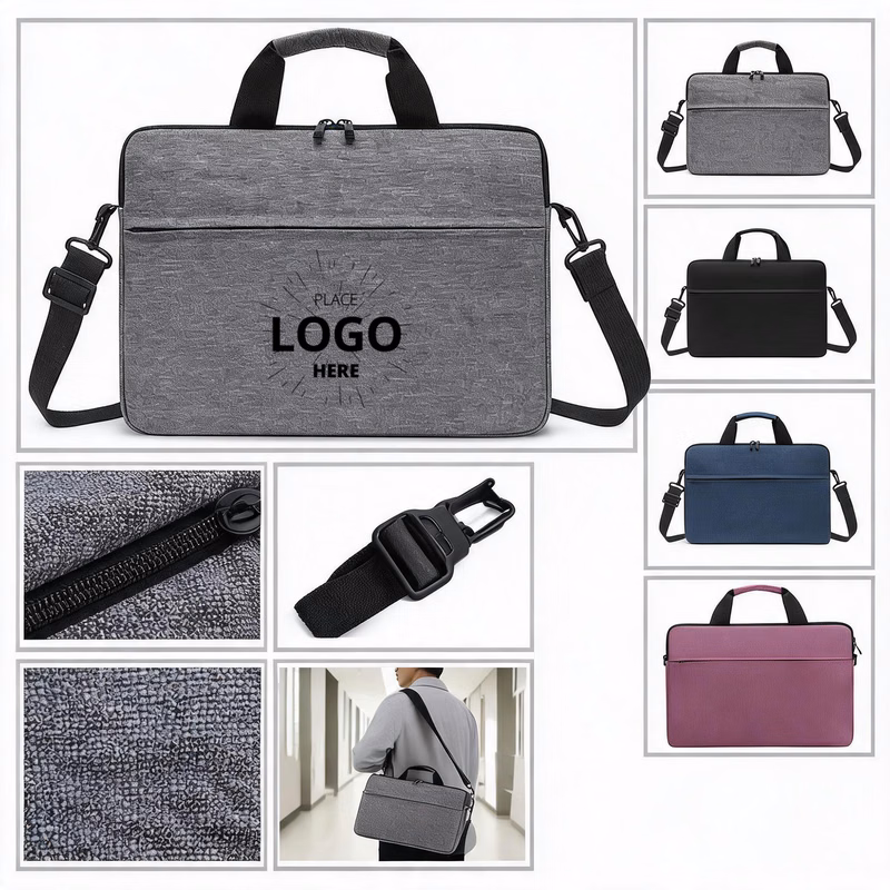 Padded Shockproof Laptop Sleeve with Shoulder Strap