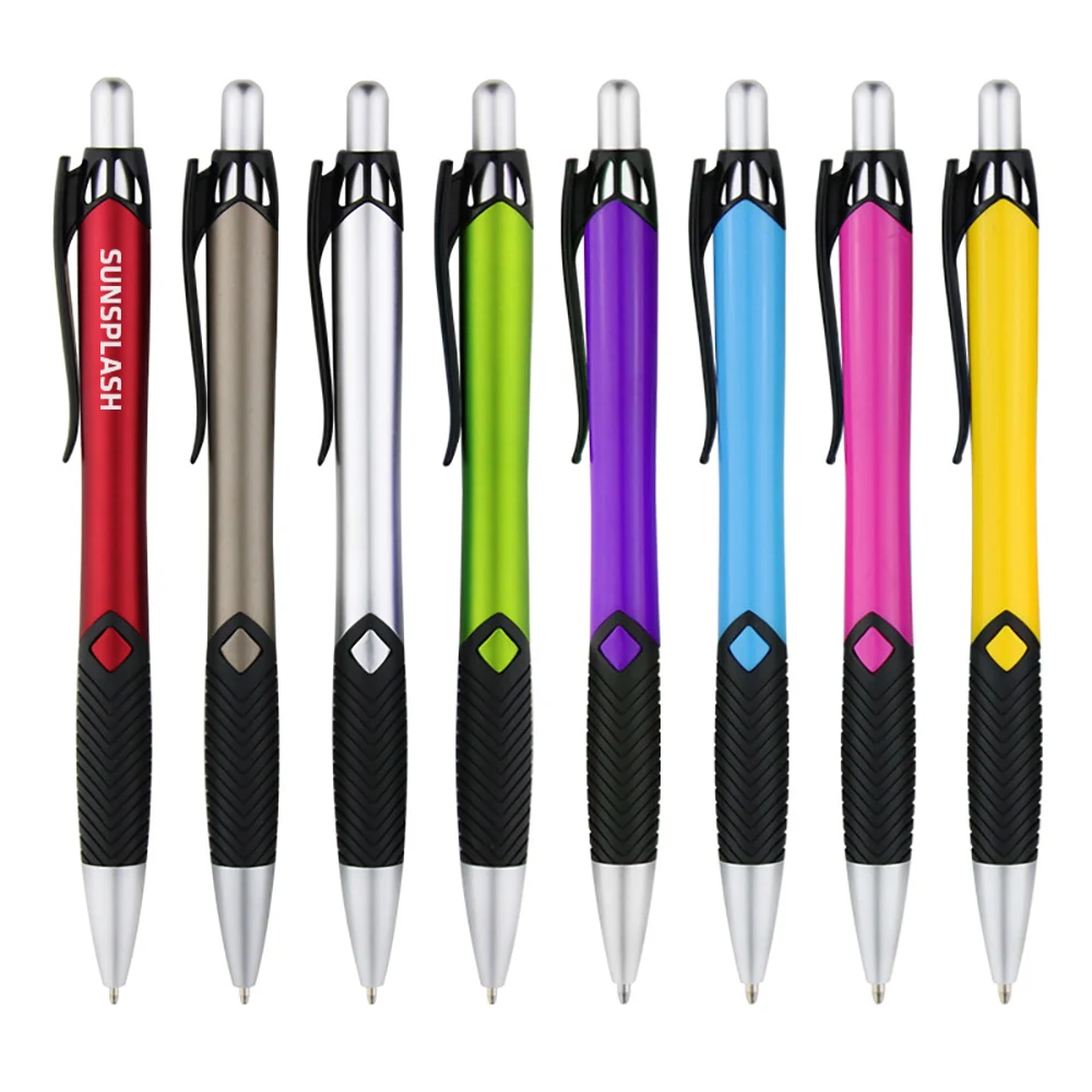 Soft Touch Plastic Ballpoint Pen 1