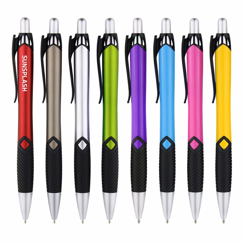 Soft Touch Plastic Ballpoint Pen