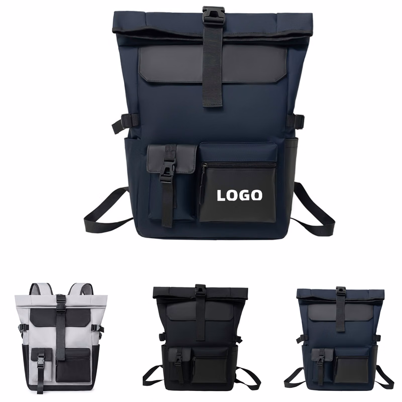 Roll Top Durable Backpack