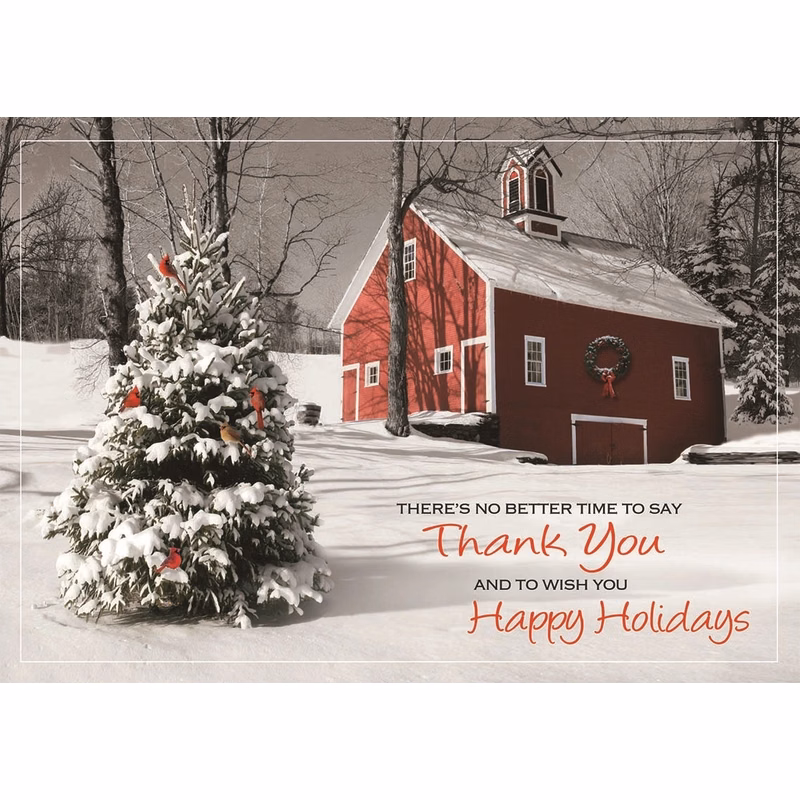 Nature's Gratitude Holiday Greeting Cards