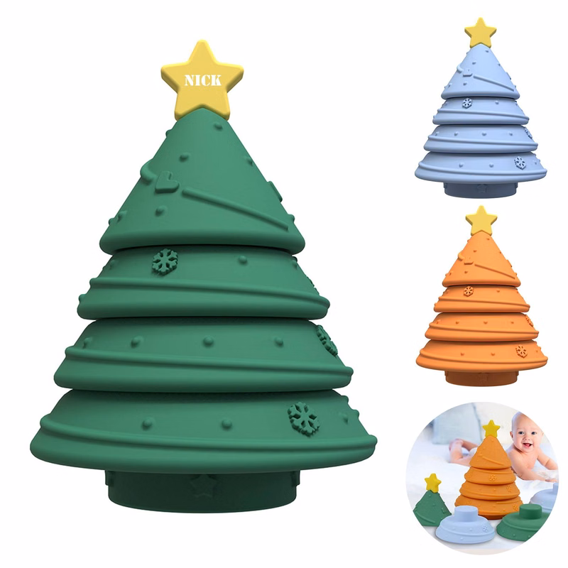 Baby Silicone Building Blocks Toy