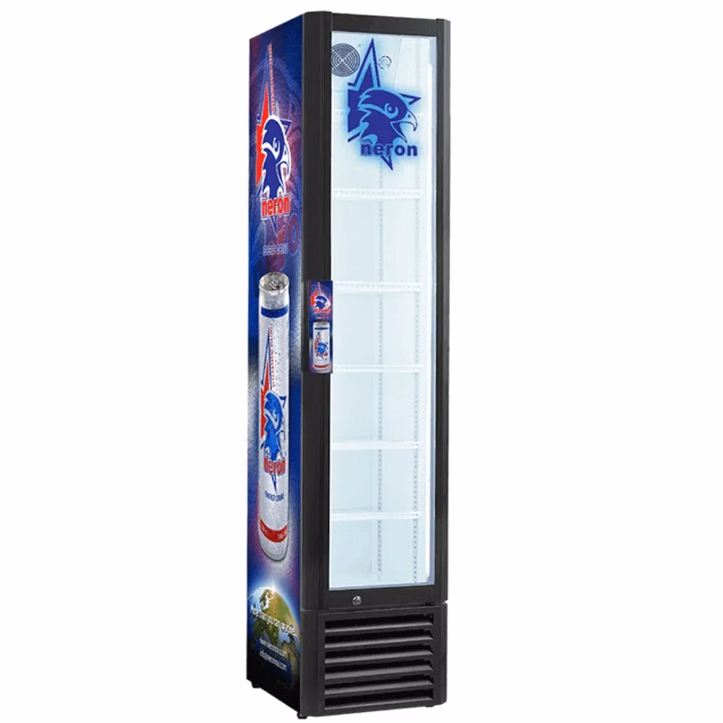 280L Slim Glass Door Fridge
