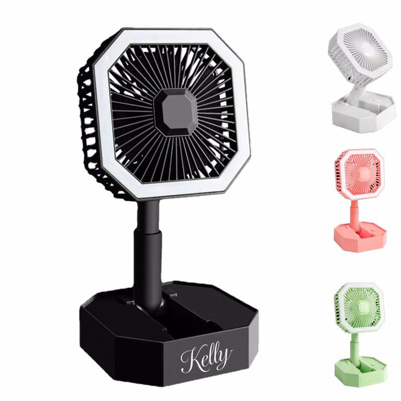 Portable Foldable LED Desk Fan