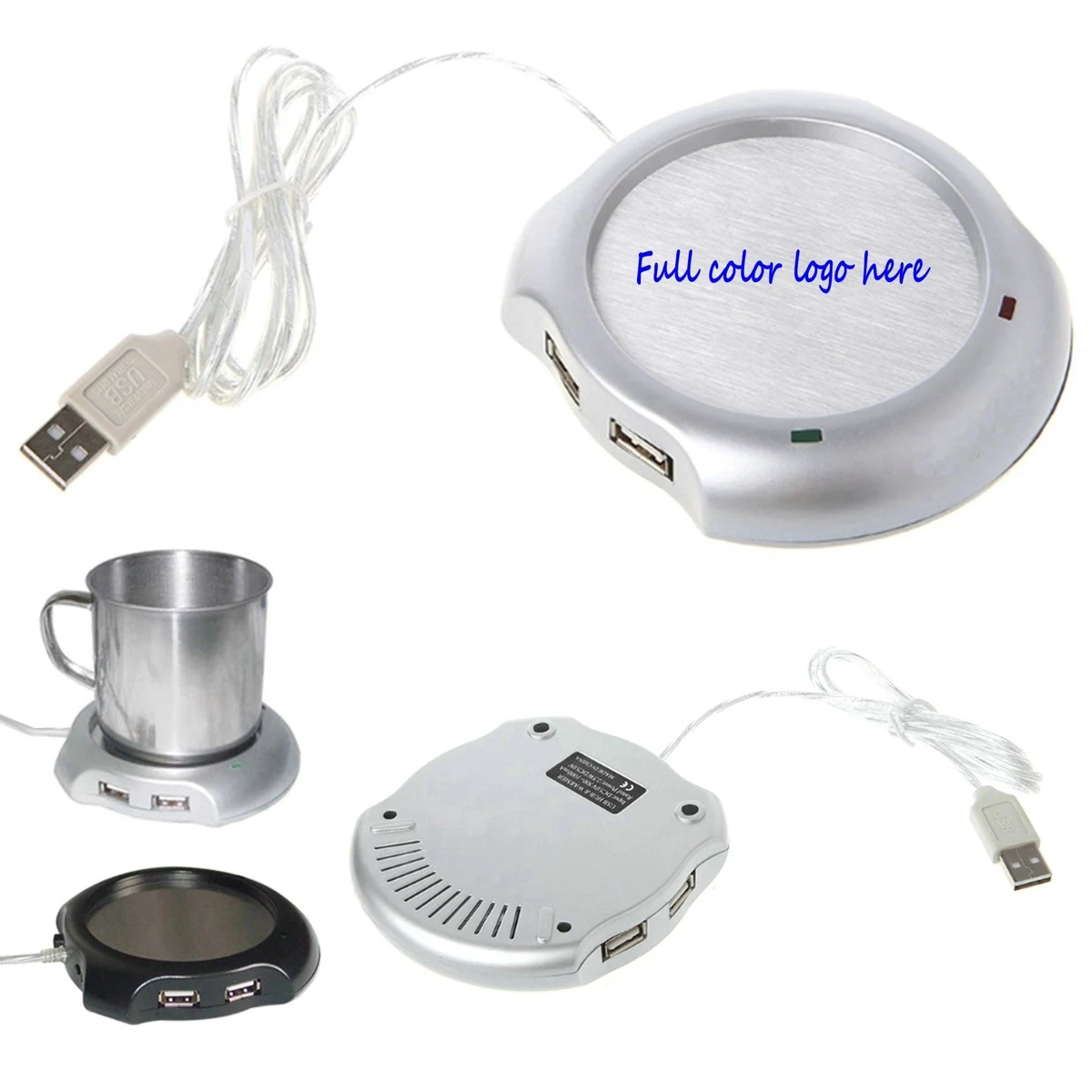 MOQ 50PCS Aluminium Coffee Mug Warmer USB 1