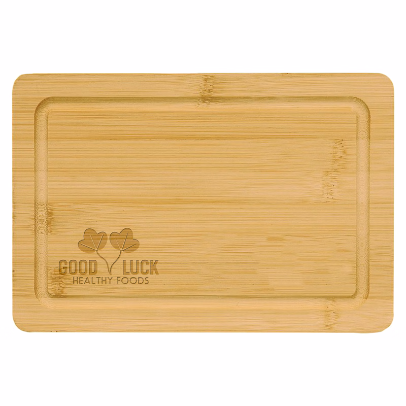 9" x 6" Bamboo Cutting Board with Juice Groove