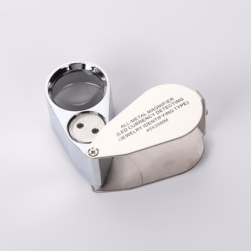 40x jewelry magnifying glass with led light