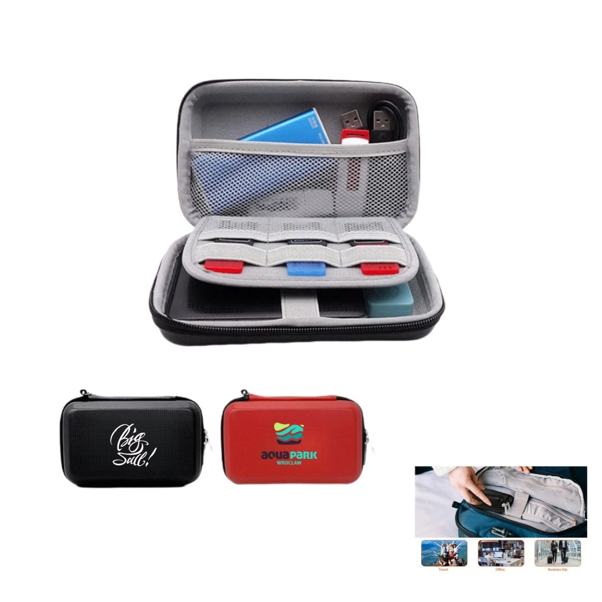 Hard Disk Zippered Travel Case 1